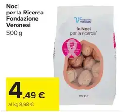 Carrefour Noci per la Ricerca Fondazione Veronesi offerta