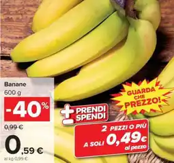 Carrefour Banane offerta