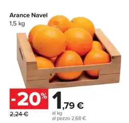 Carrefour Arance Navel offerta