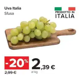 Carrefour Uva Italia offerta