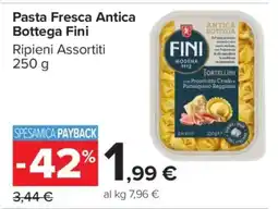 Carrefour Pasta Fresca Antica Bottega Fini offerta