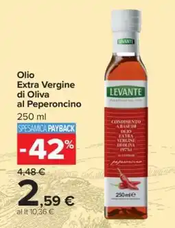 Carrefour Olio Extra Vergine di Oliva al Peperoncino offerta