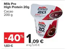 Carrefour Milk Pro High Protein 20g offerta