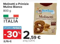 Carrefour Molinetti o Primizie Mulino Bianco offerta