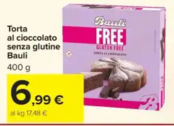 Carrefour Torta al cioccolato senza glutine Bauli offerta