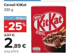 Carrefour Cereali KitKat offerta