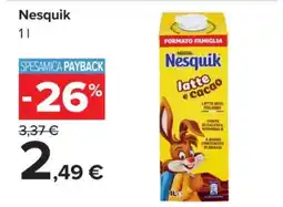 Carrefour Nesquik offerta