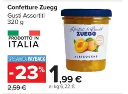 Carrefour Confetture Zuegg offerta