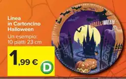 Carrefour Linea in Cartoncino Halloween offerta