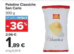 Carrefour Patatine Classiche San Carlo offerta