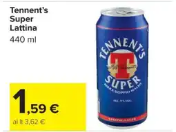 Carrefour Tennent’s Super Latta offerta