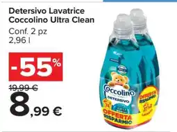 Carrefour Detersivo Lavatrice Coccolino Ultra Clean offerta