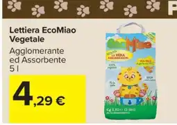 Carrefour Lettiera EcoMiao Vegetale offerta