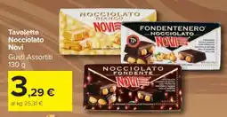 Carrefour Tavolette Nocciolato Novi offerta