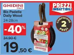 Carrefour Bis Padelle Daily Wood offerta