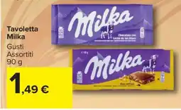 Carrefour Tavoletta Milka offerta