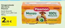 Carrefour Omogeneizzato alla Carne Plasmon offerta