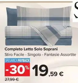 Carrefour Completo Letto Solo Soprani offerta