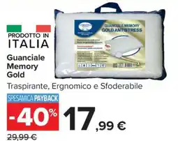 Carrefour Guanciale Memory Gold offerta