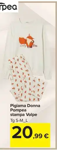 Carrefour Pigiama Donna Pompea offerta