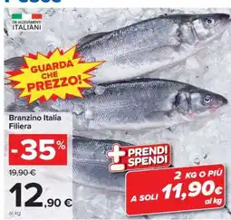 Carrefour Branzino Italia Filiera offerta