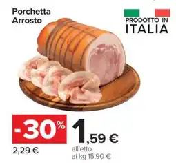 Carrefour Porchetta arrosto offerta