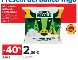 Carrefour Mozzarella di Bufala Ponte Reale offerta