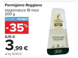 Carrefour Parmigiano Reggiano offerta