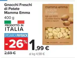 Carrefour Gnocchi Freschi di Patate Mamma Emma offerta
