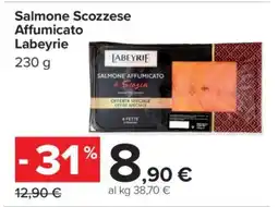 Carrefour Salmone Scozzese Affumicato Labeyrie offerta
