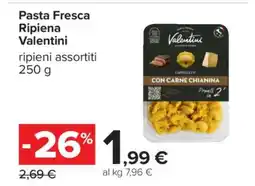 Carrefour Pasta Fresca Ripiena Valentini offerta