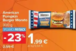 Carrefour American Pumpkin Burger Morato offerta