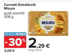 Carrefour Cornetti Extrafarciti Misura offerta