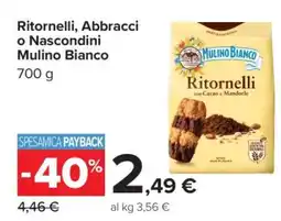 Carrefour Ritornelli, Abbracci o Nascondini Mulino Bianco offerta
