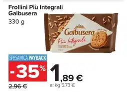Carrefour Frollini Più Integrali Galbusera offerta