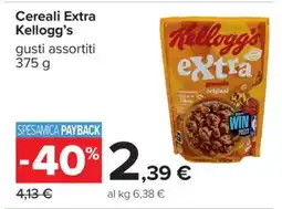 Carrefour Cereali Extra Kellogg's offerta