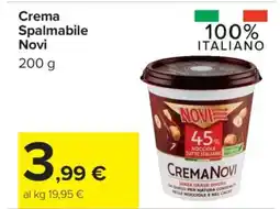 Carrefour Crema Spalmabile Novi offerta