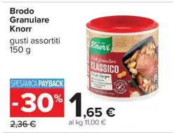 Carrefour BRODO GRANULARE KNORR offerta