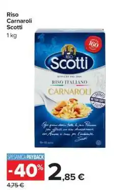 Carrefour RISO CARNAROLI SCOTTI offerta