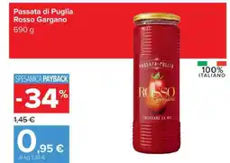 Carrefour Passata di Puglia Rosso Gargano offerta