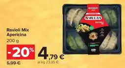Carrefour Ravioli Mix Apericina offerta