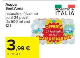 Carrefour ACQUA SANT'ANNA offerta