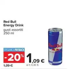 Carrefour Red Bull Energy Drink offerta