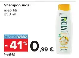 Carrefour Shampoo Vidal offerta