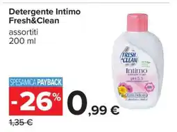 Carrefour DETERGENTE INTIMO FRESH & CLEAN offerta