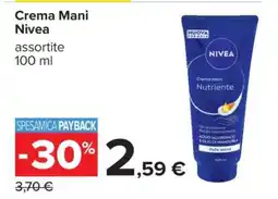 Carrefour CREMA MANI NIVEA offerta