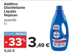 Carrefour ADDITIVO DISINFETTANTE LIQUIDO NAPISAN offerta