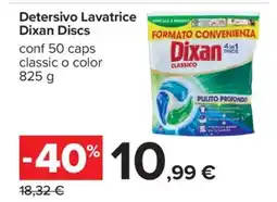 Carrefour DETERSIVO LAVATRICE DIXAN DISCS offerta