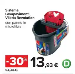 Carrefour SISTEMA LAVAPAVIMENTI VILEDA REVOLUTION offerta