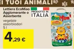 Carrefour Lettiera EcoMiao Agglomerante o Assorbente offerta